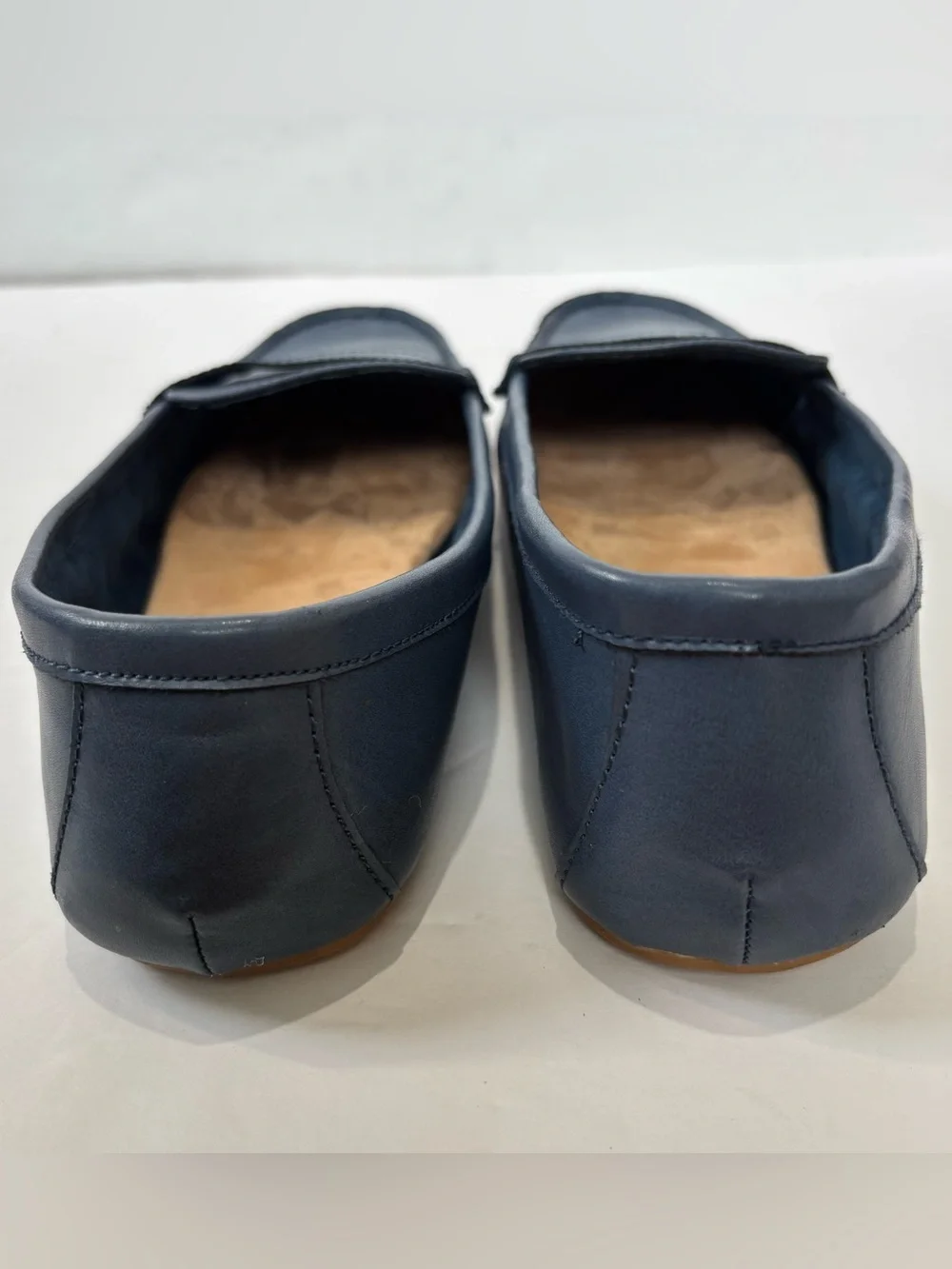 Old Navy Classic Blue Slip-On Lightweight Comfy Driving Flat Penny Loafer Size 9